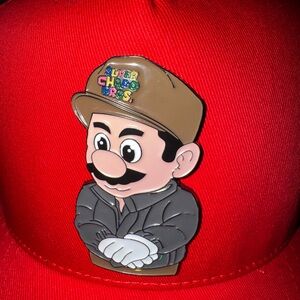 Red Super Charo Bros Cap